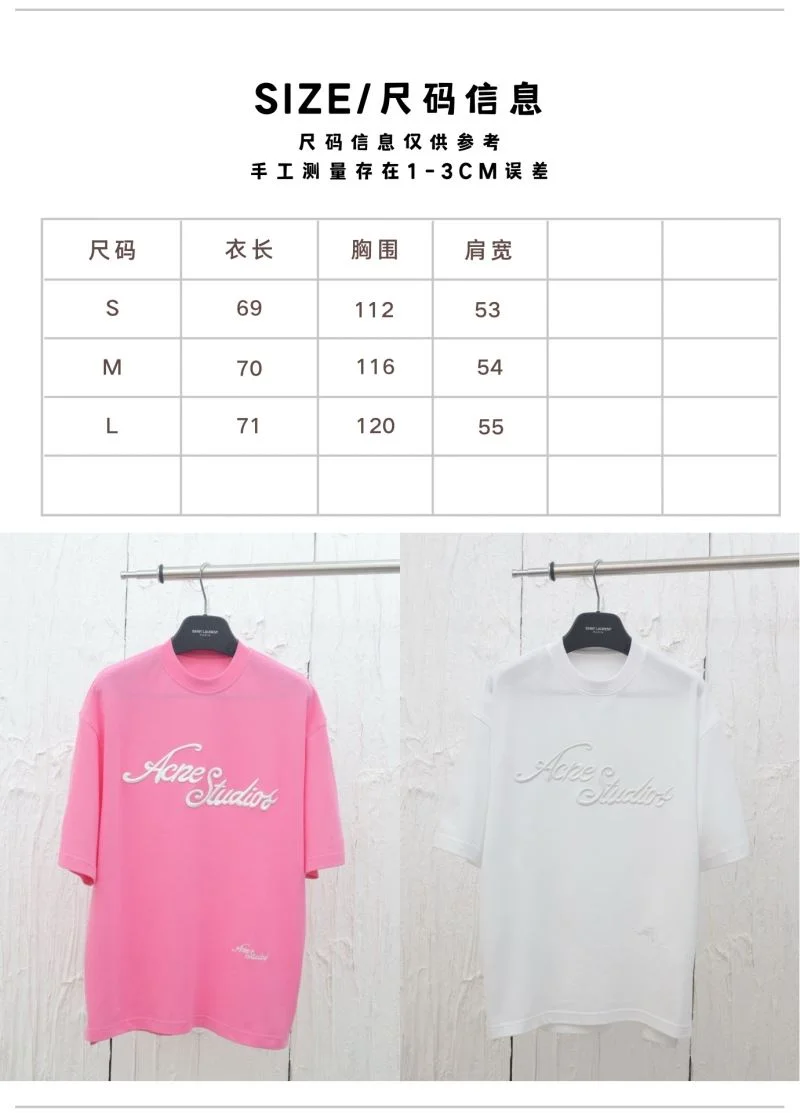 Acne T-Shirts Original 163891