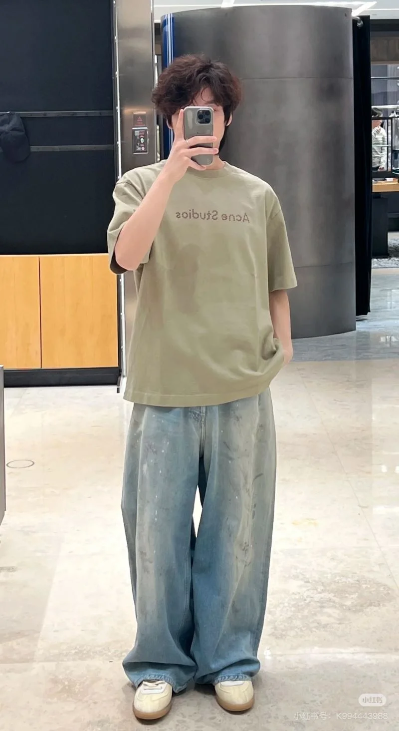 Breathable Acne T-Shirts 163890