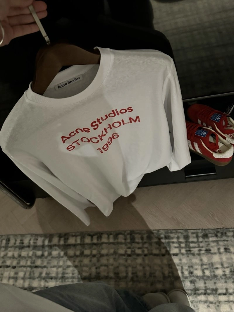 Acne T-Shirts Durable 157181