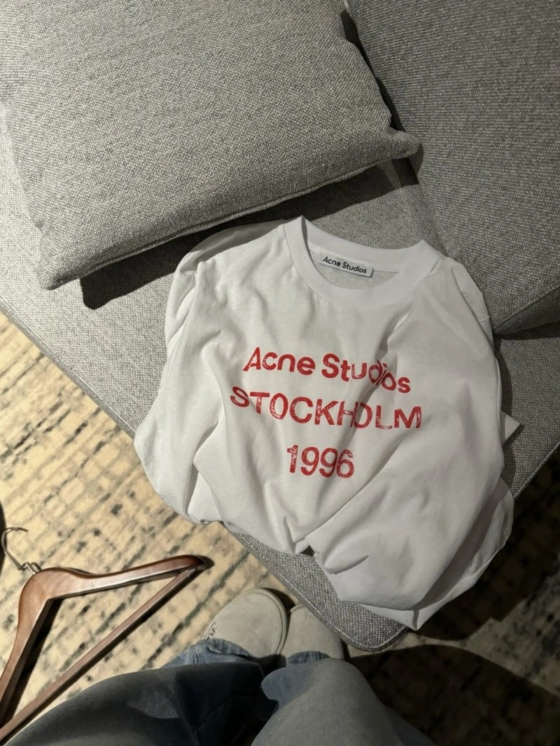 Acne T-Shirts Durable 157181