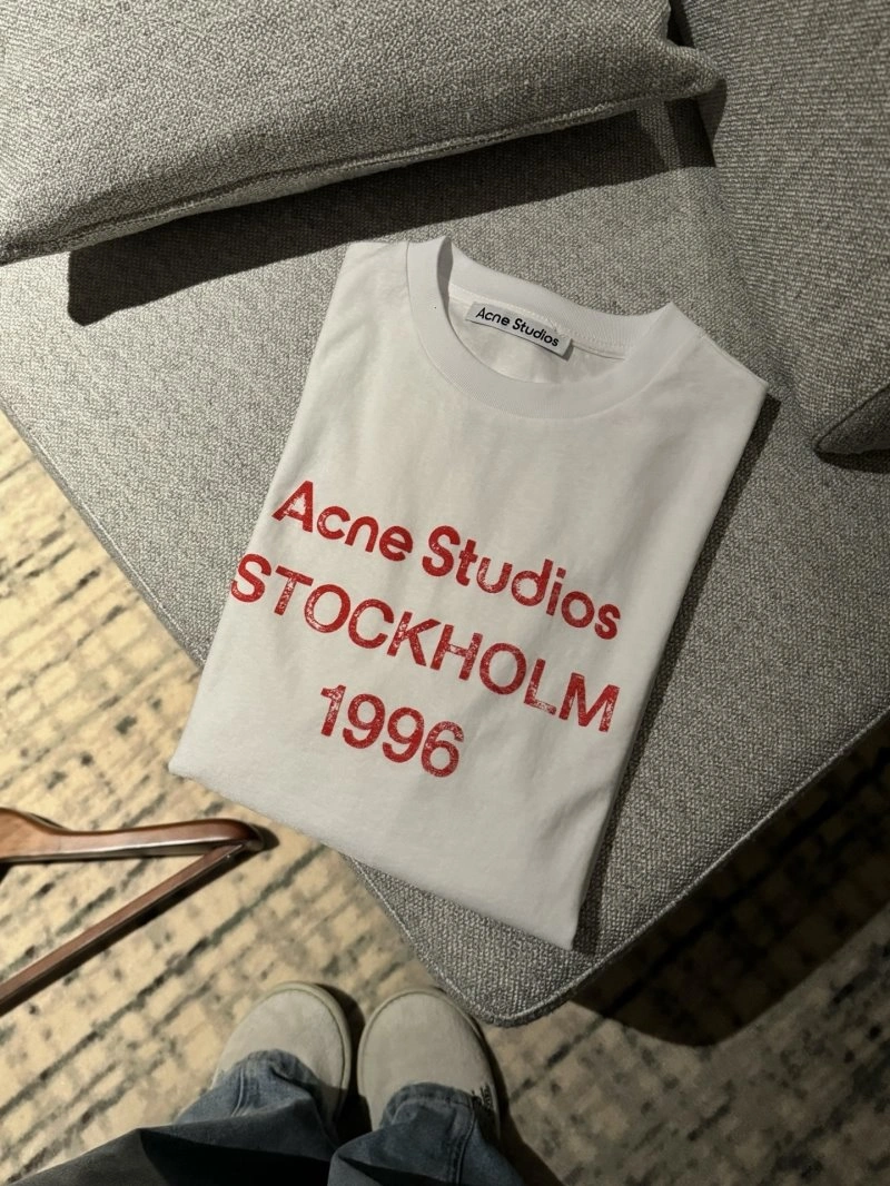 Acne T-Shirts Durable 157181