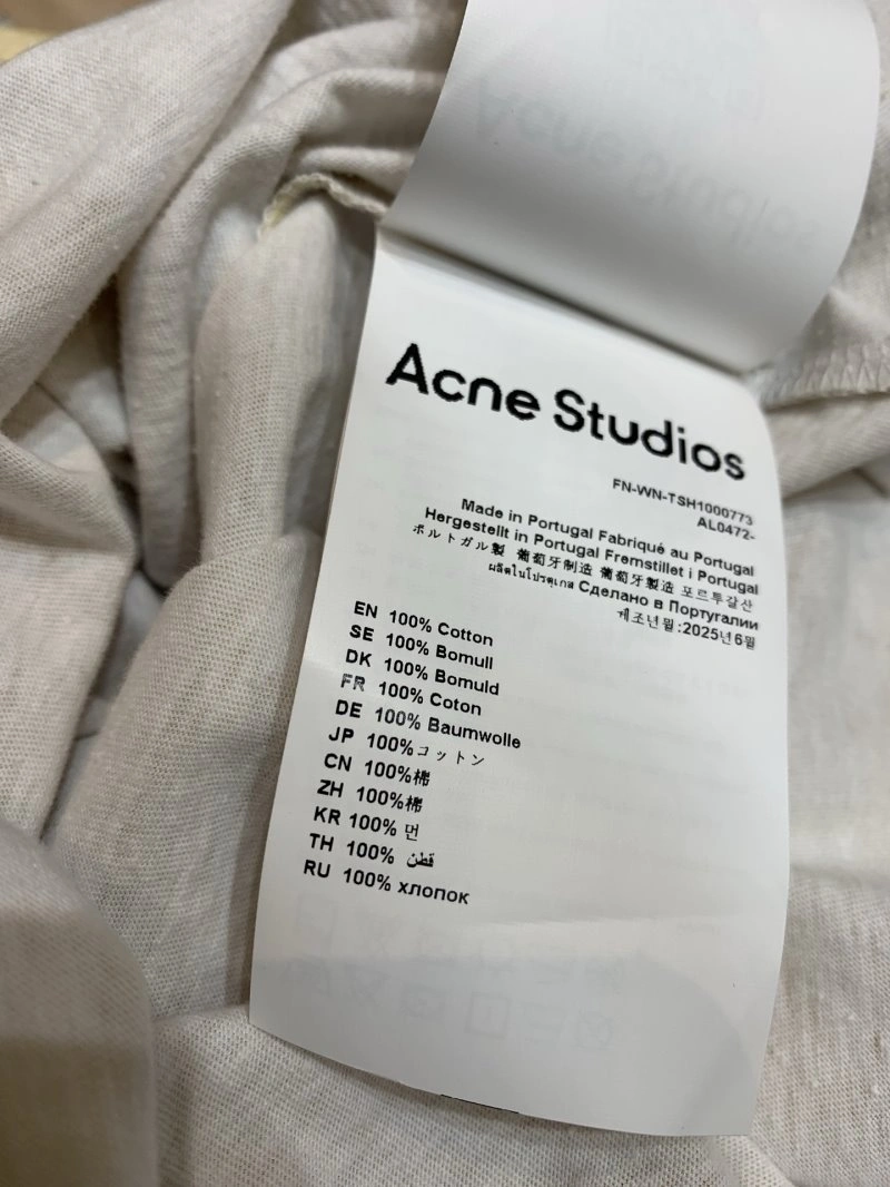 Acne T-Shirts Durable 150134