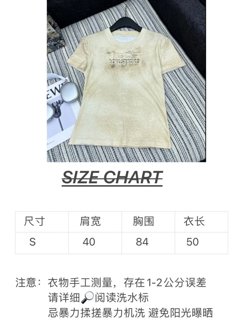 Acne T-Shirts Minimalist 153168