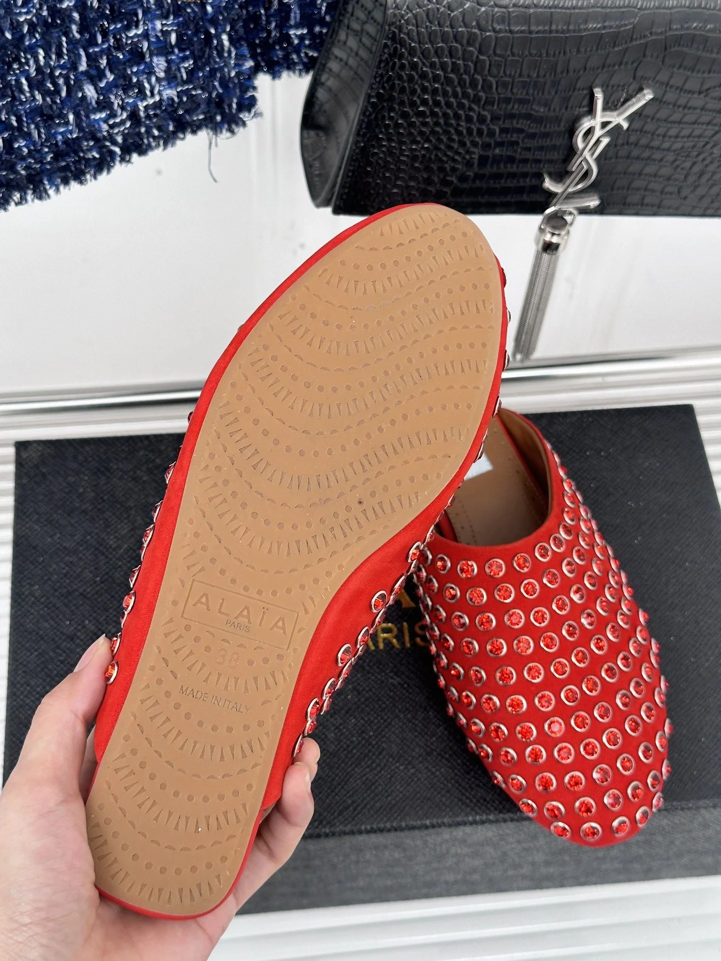 Alaia Sandals HighQuality 8538