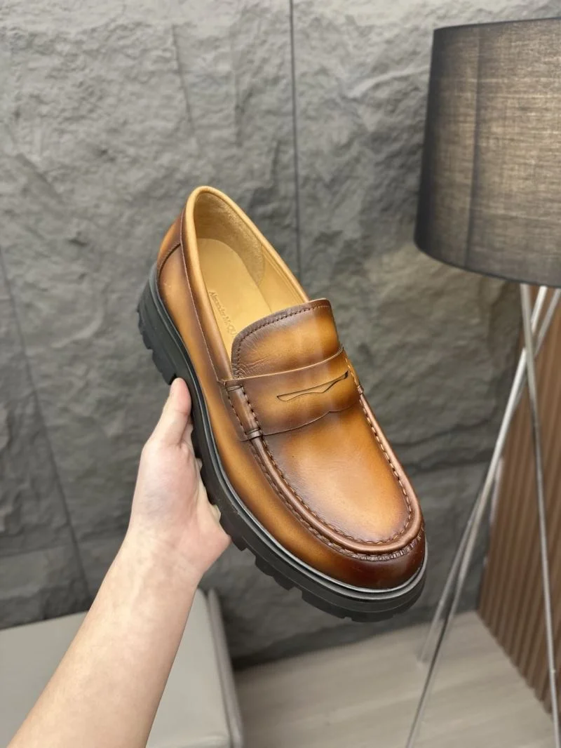 Stretchable Alexander Mcqueen Business Shoes 16551