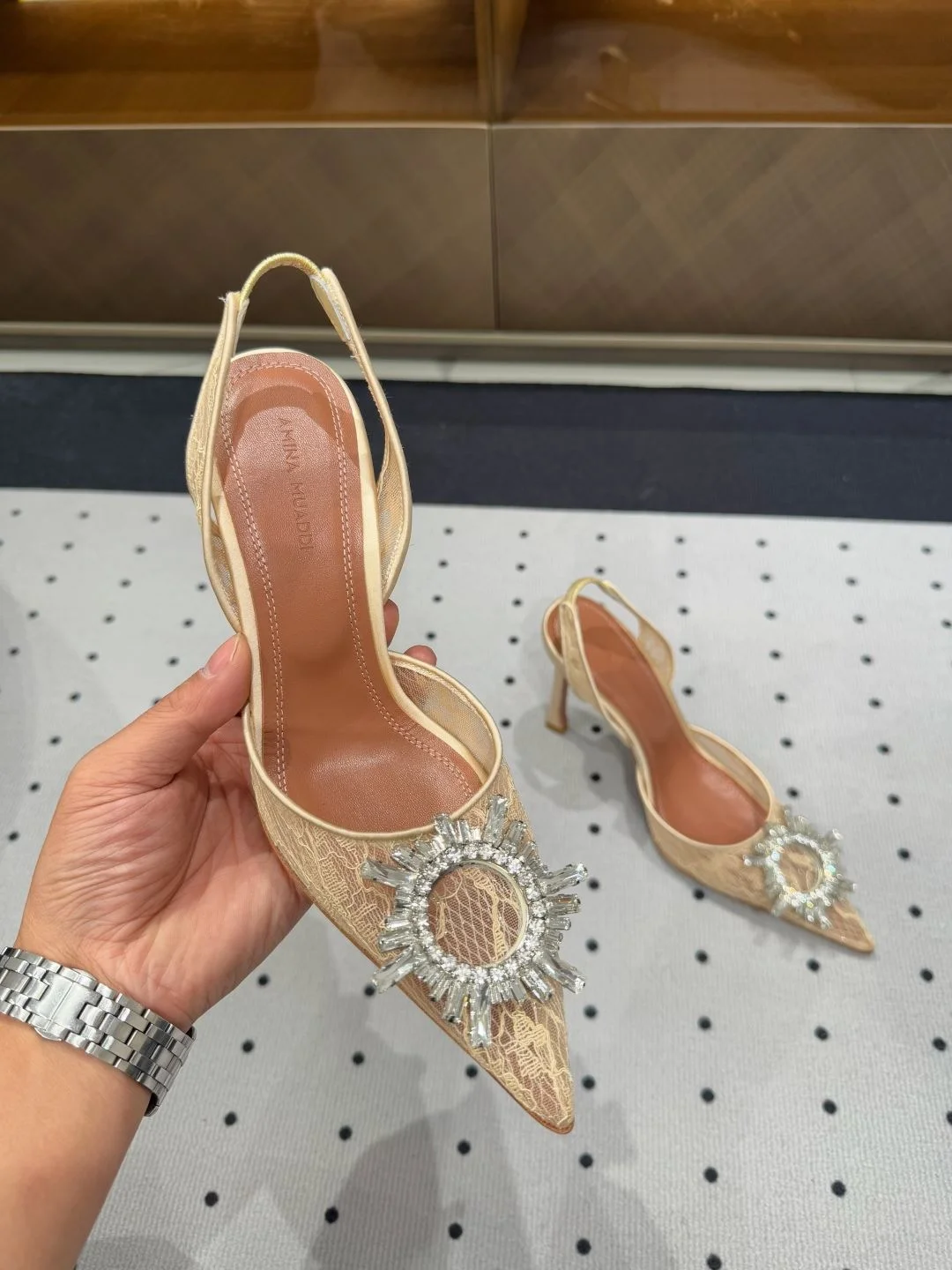 Amina Muaddi Sandals FastDry 8449
