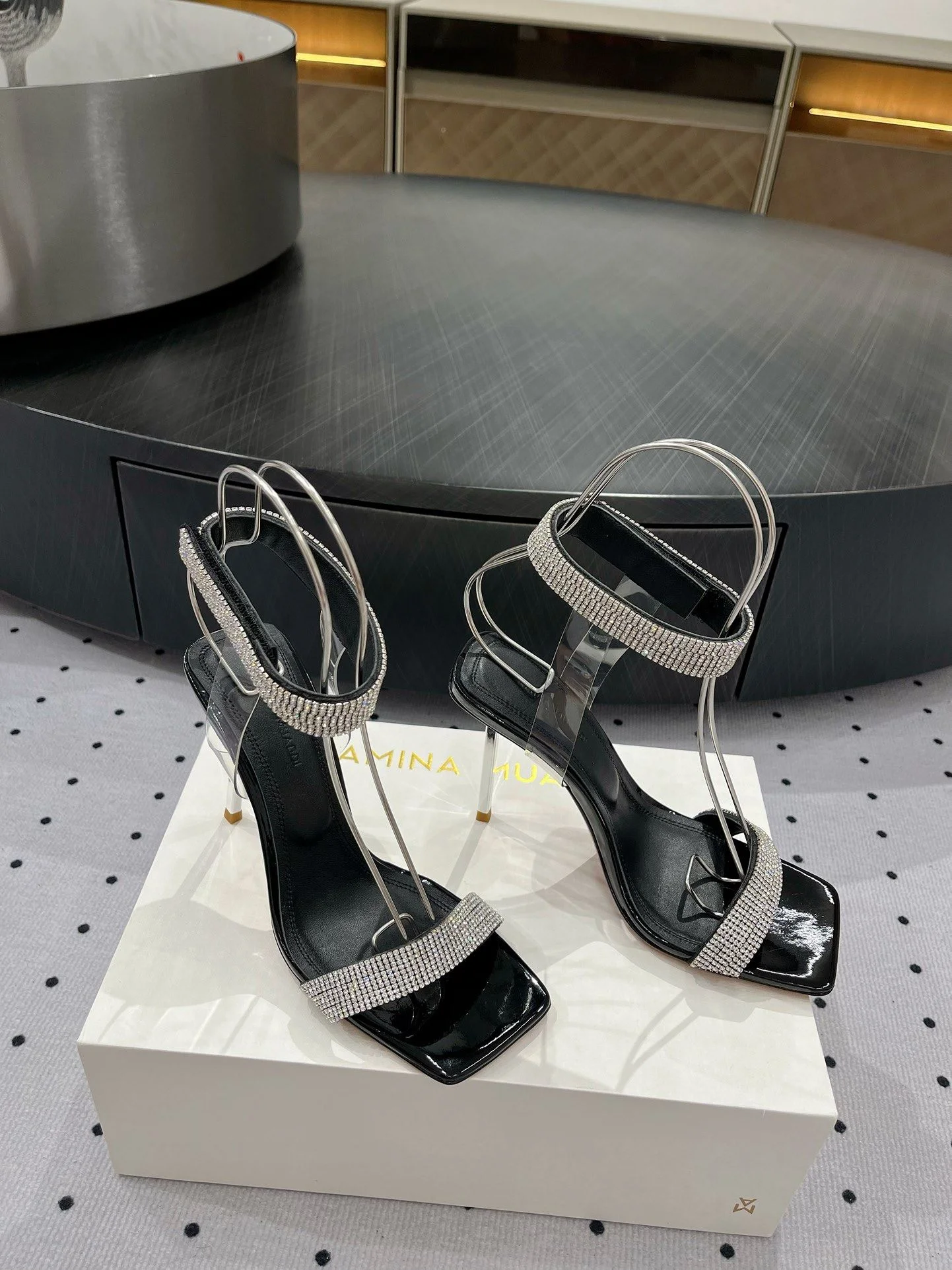 Amina Muaddi Sandals Sporty 8436