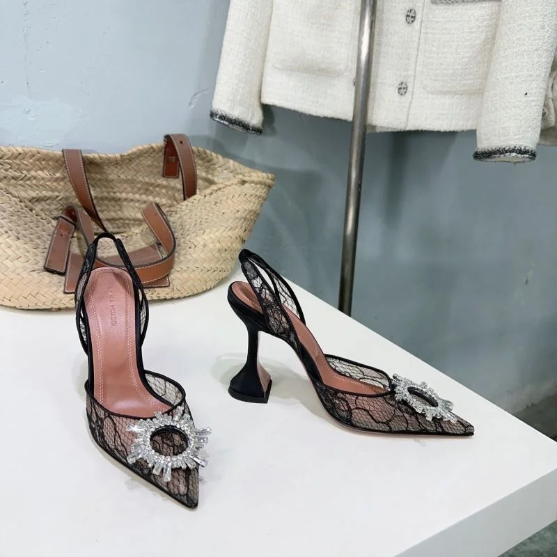 SmoothTexture Amina Muaddi Sandals 13147