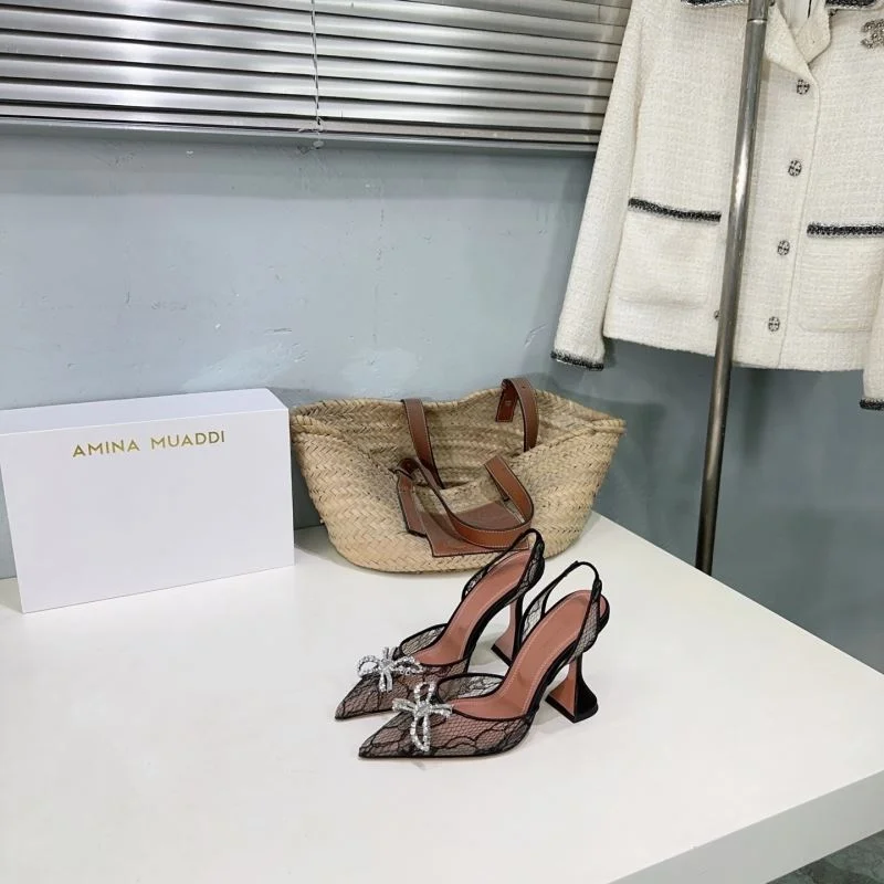 Bright Amina Muaddi Sandals 13139