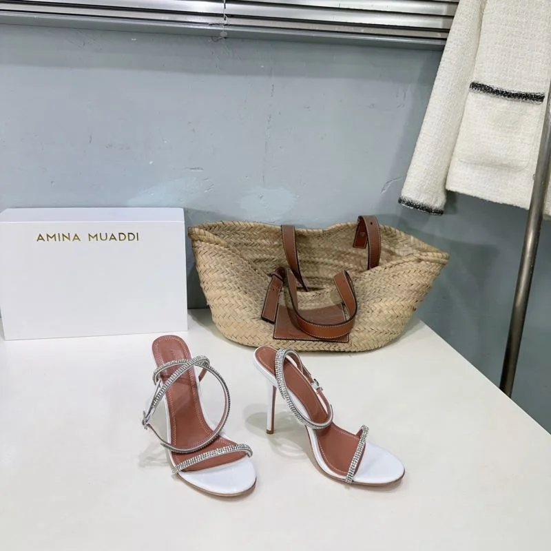 Amina Muaddi Sandals ZipUp 13140