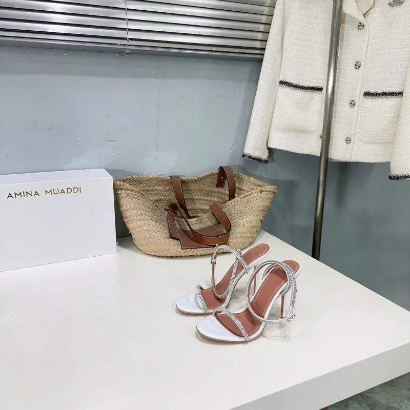 Amina Muaddi Sandals ZipUp 13140