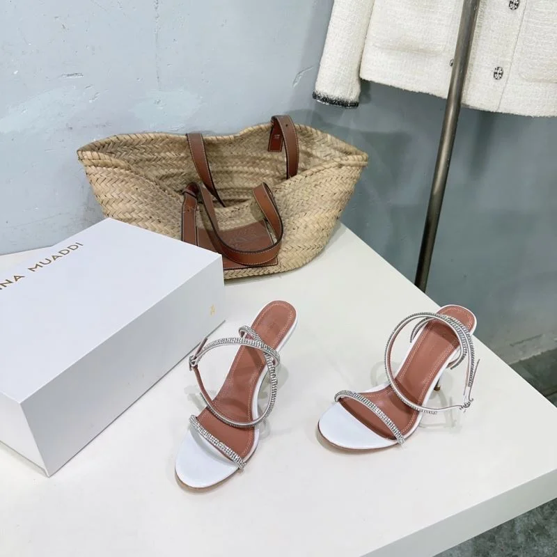 Amina Muaddi Sandals ZipUp 13140