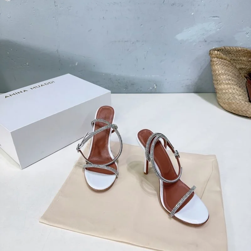 Amina Muaddi Sandals ZipUp 13140
