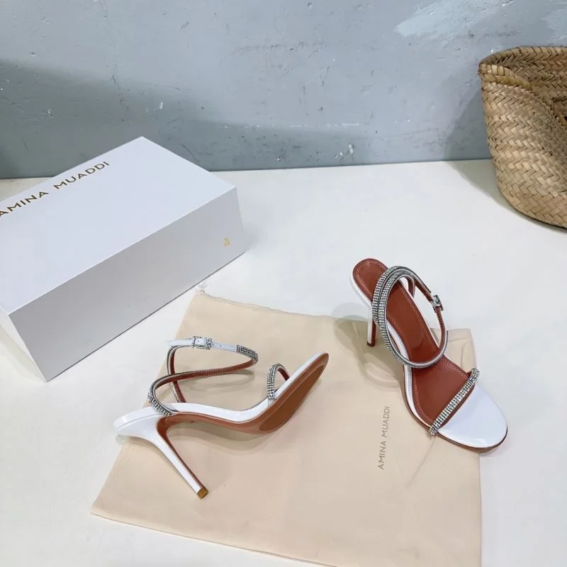 Amina Muaddi Sandals ZipUp 13140
