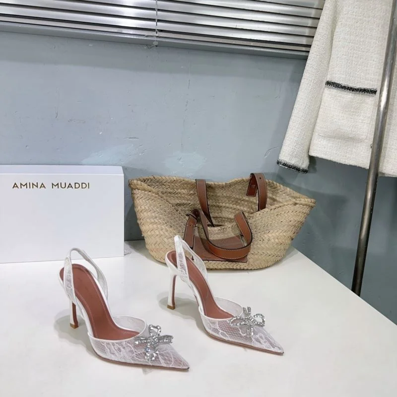 Amina Muaddi Sandals Minimalist 13110