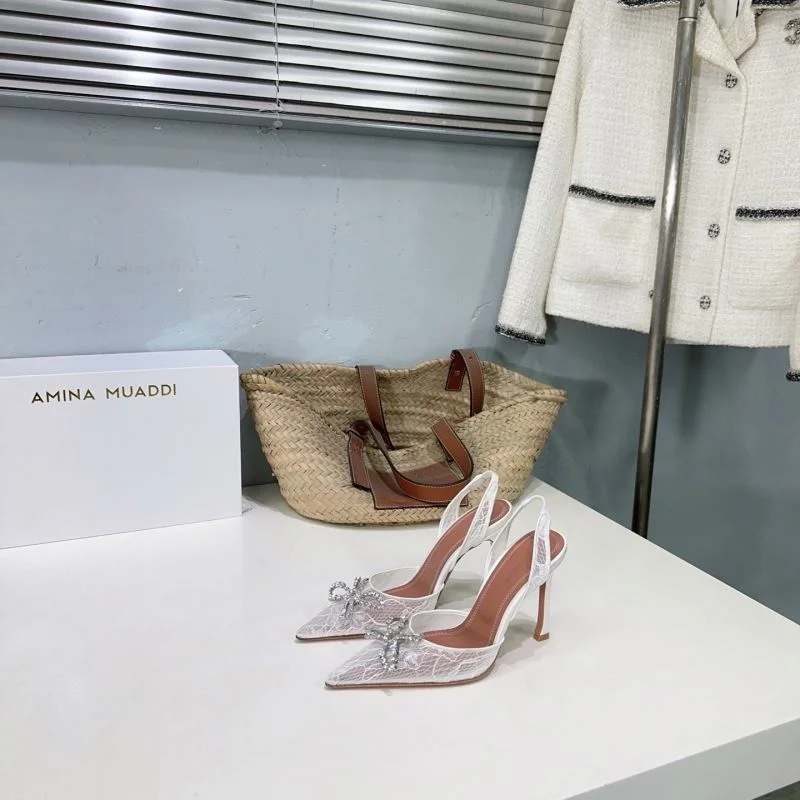 Amina Muaddi Sandals Minimalist 13110