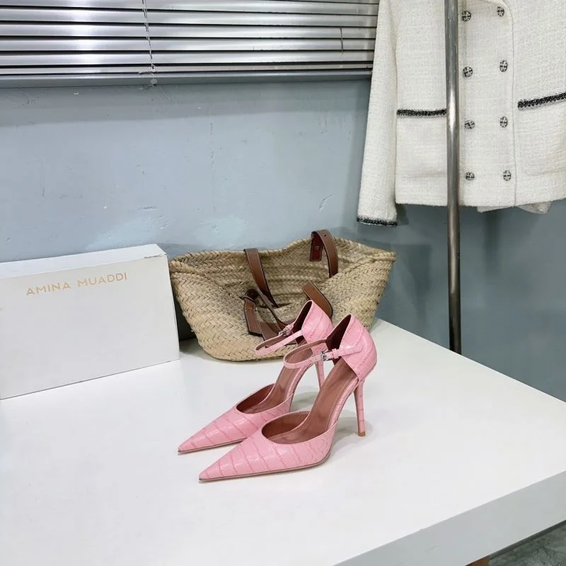 Breathable Amina Muaddi Sandals 13137