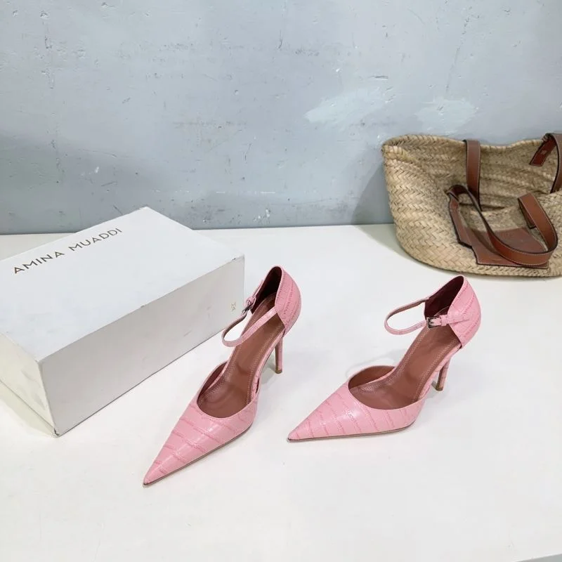 Breathable Amina Muaddi Sandals 13137