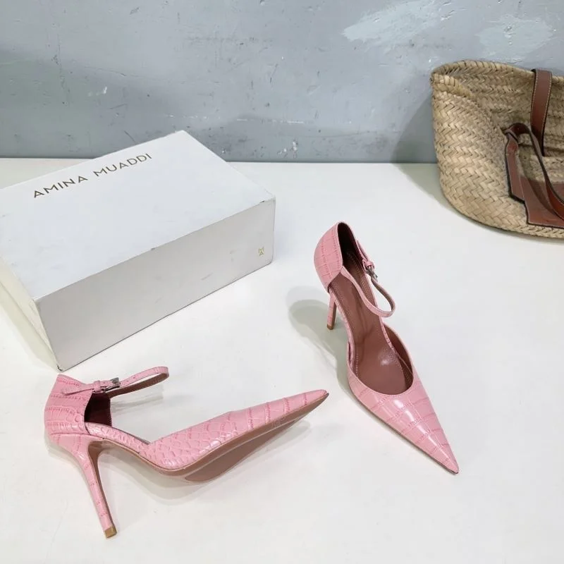 Breathable Amina Muaddi Sandals 13137