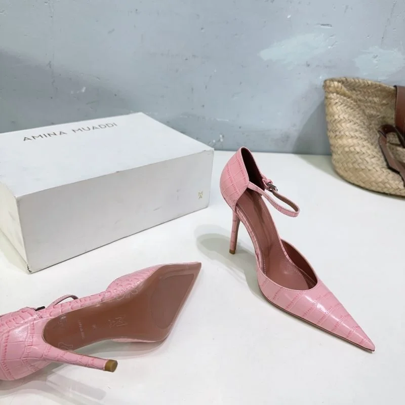 Breathable Amina Muaddi Sandals 13137