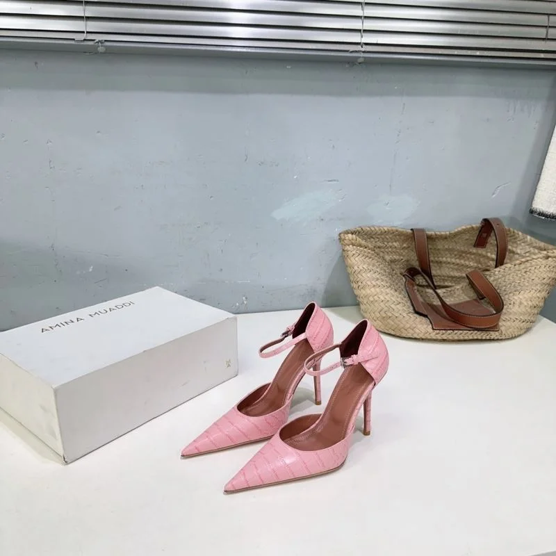 Breathable Amina Muaddi Sandals 13137