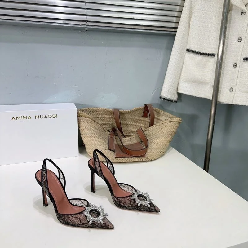 Minimalist Amina Muaddi Sandals 13099