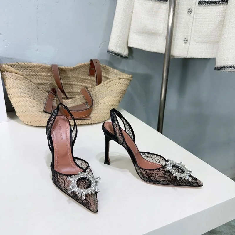 Minimalist Amina Muaddi Sandals 13099