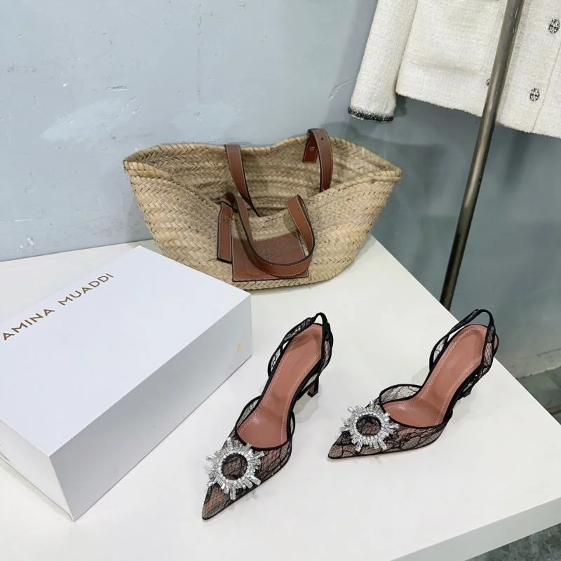 Minimalist Amina Muaddi Sandals 13099