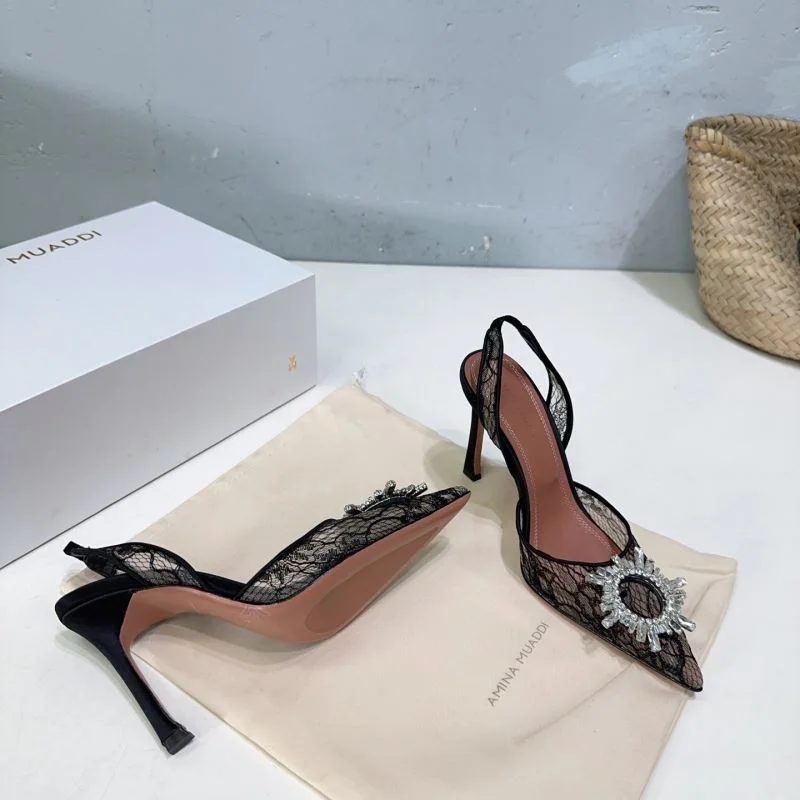 Minimalist Amina Muaddi Sandals 13099