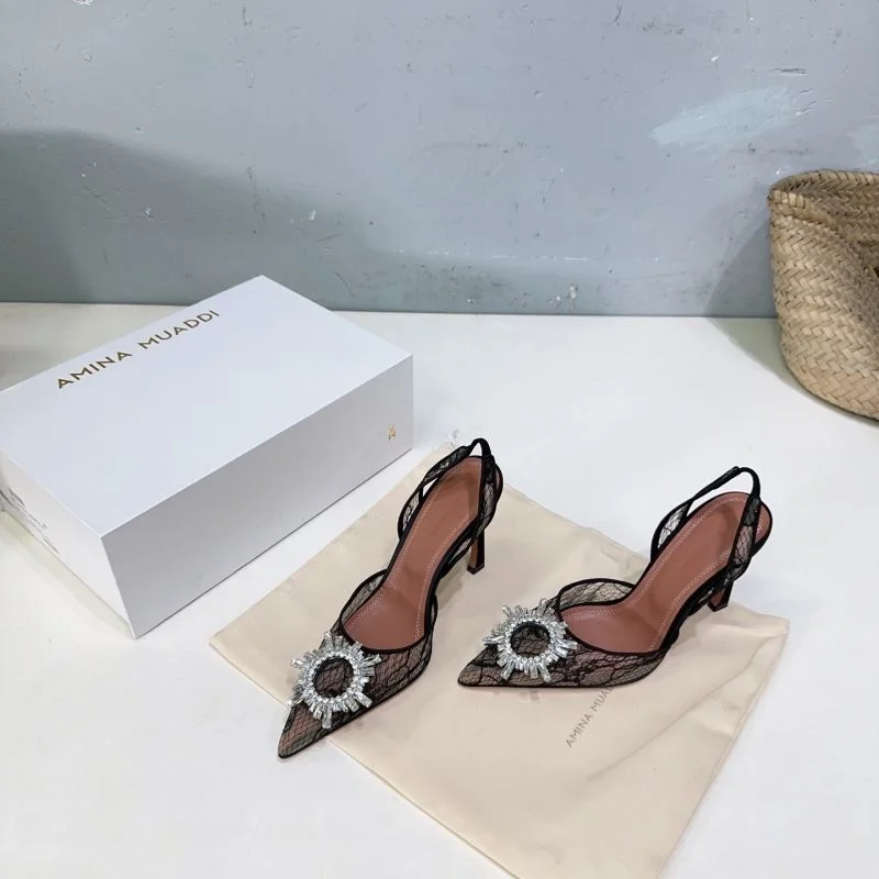 Minimalist Amina Muaddi Sandals 13099