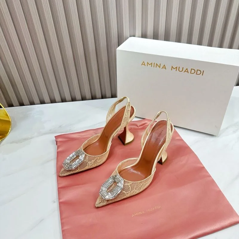 Trendy Amina Muaddi Sandals 13096