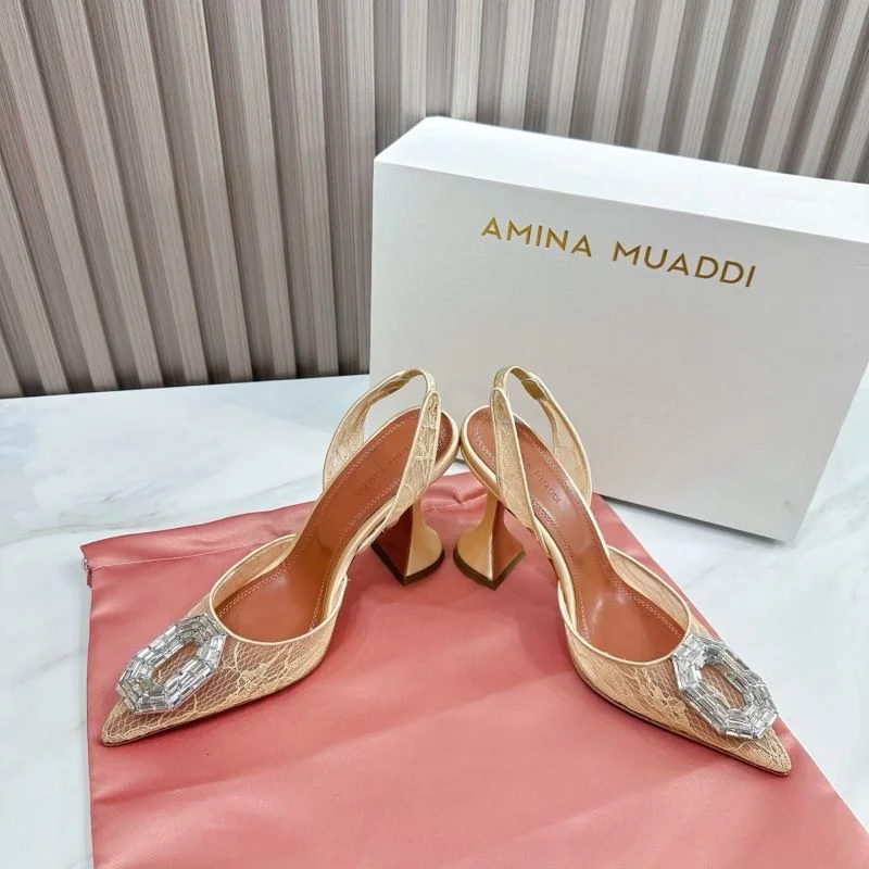 Trendy Amina Muaddi Sandals 13096