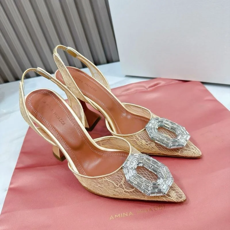 Trendy Amina Muaddi Sandals 13096