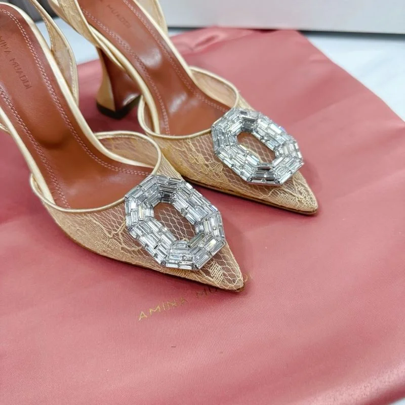 Trendy Amina Muaddi Sandals 13096