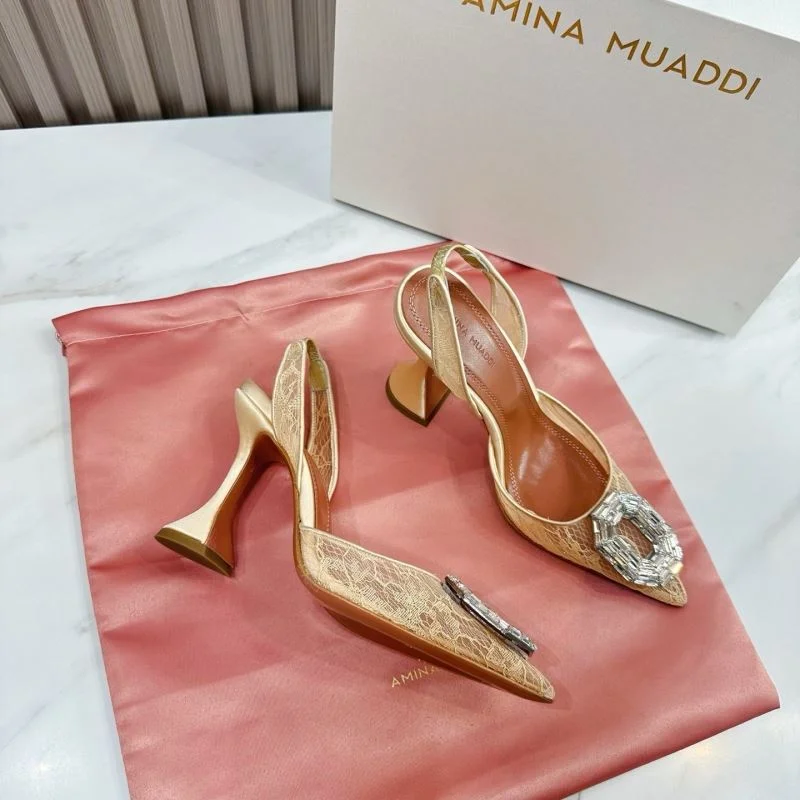 Trendy Amina Muaddi Sandals 13096