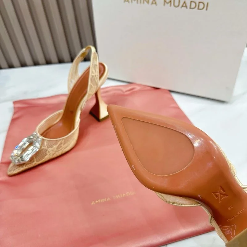 Trendy Amina Muaddi Sandals 13096