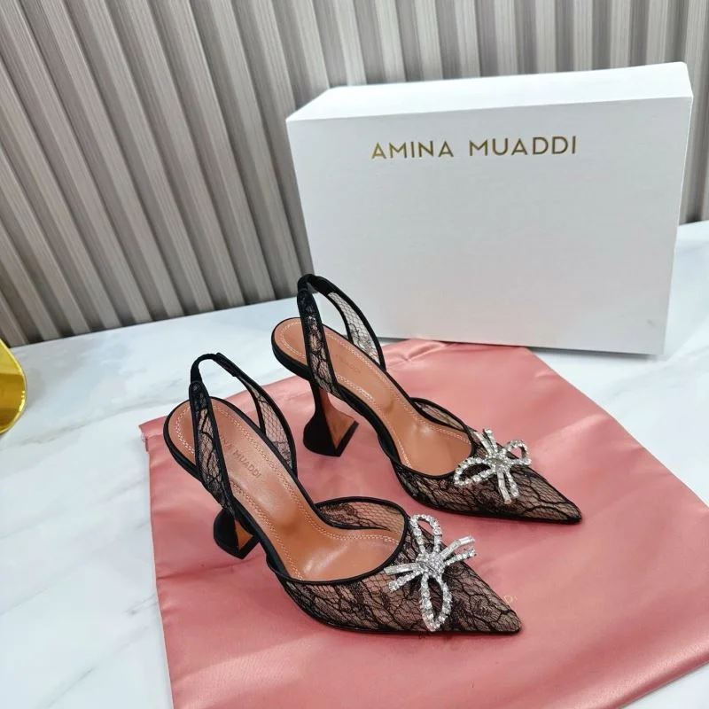 Trendsetting Amina Muaddi Sandals 13087