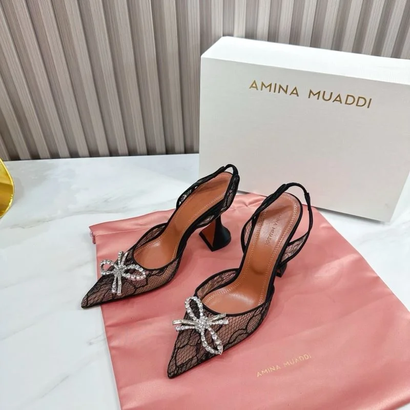 Trendsetting Amina Muaddi Sandals 13087