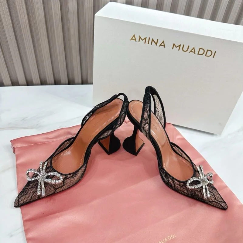 Trendsetting Amina Muaddi Sandals 13087