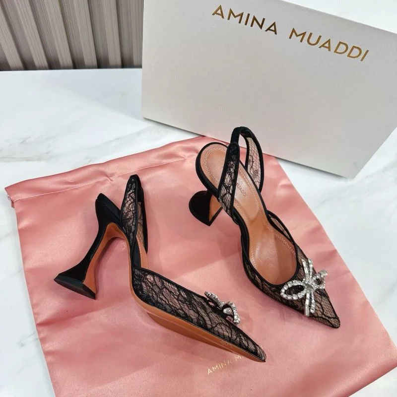 Trendsetting Amina Muaddi Sandals 13087