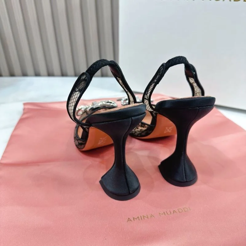 Trendsetting Amina Muaddi Sandals 13087