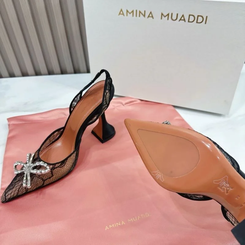 Trendsetting Amina Muaddi Sandals 13087
