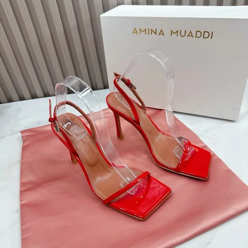 RelaxedFit Amina Muaddi Sandals 13088