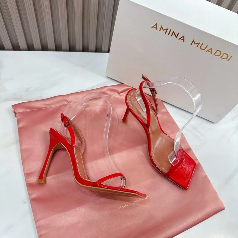 RelaxedFit Amina Muaddi Sandals 13088