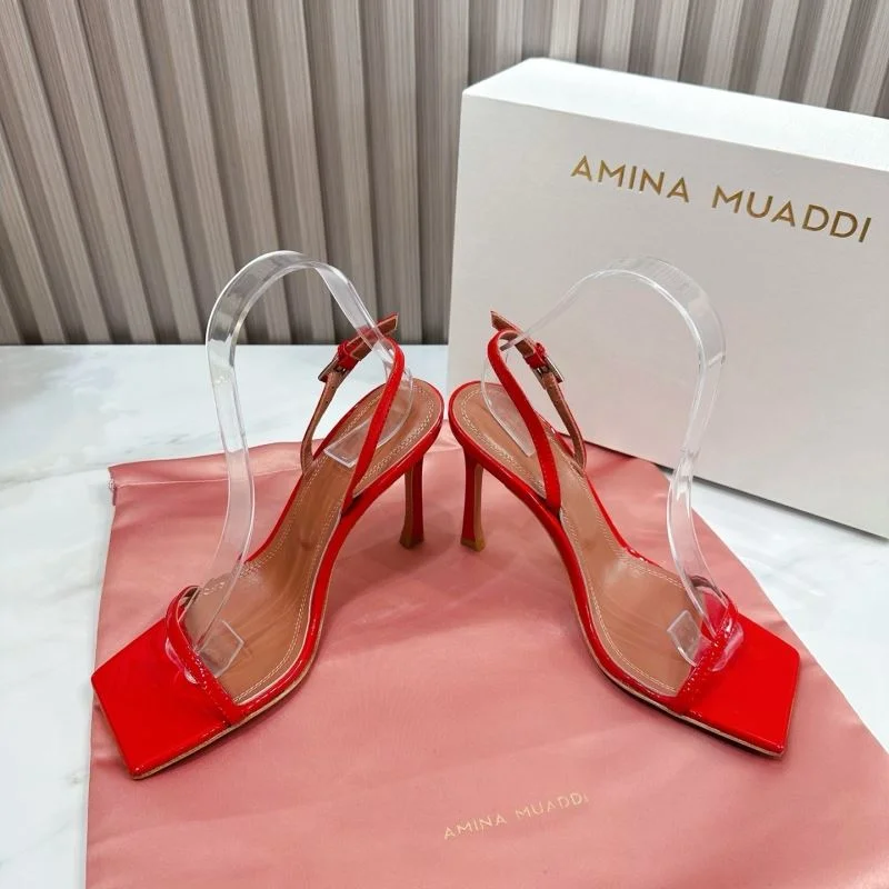 RelaxedFit Amina Muaddi Sandals 13088