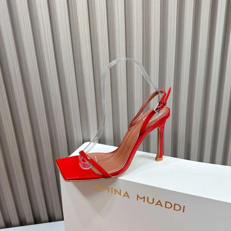 RelaxedFit Amina Muaddi Sandals 13088