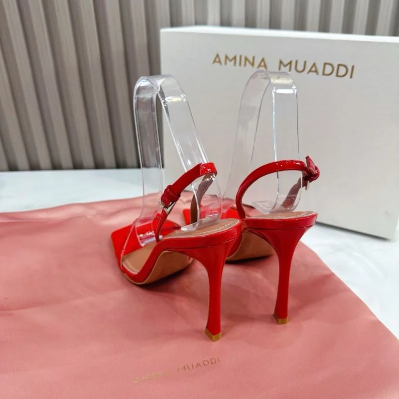 RelaxedFit Amina Muaddi Sandals 13088