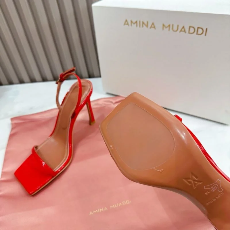 RelaxedFit Amina Muaddi Sandals 13088