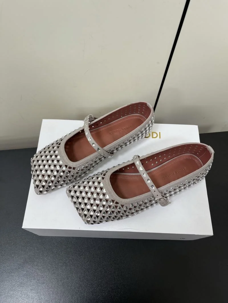 Breathable Amina Muaddi Shoes 6933