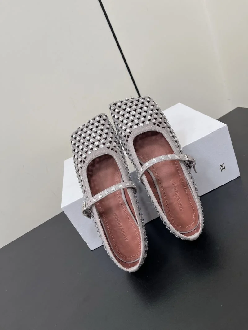 Breathable Amina Muaddi Shoes 6933